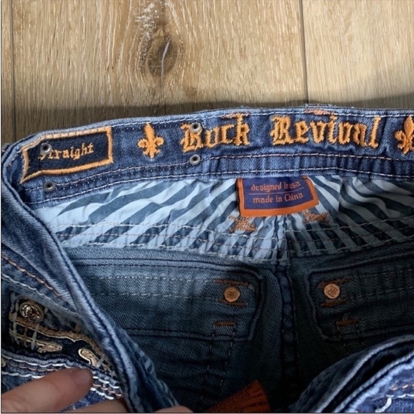 Rock Revival Trixie Straight Denim Blue - Picture 9 of 9